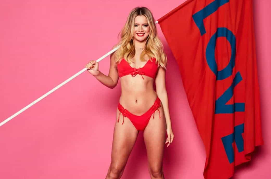 Love Island 2022 contestant Tasha Ghouri poses in a bikini.