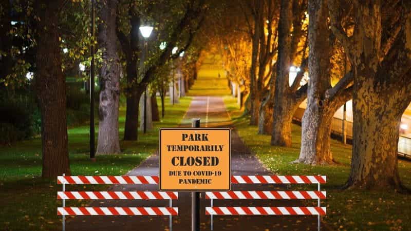 Taman penguncian COVID-19.