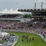 Packed grandstands at Glorious Goodwood.