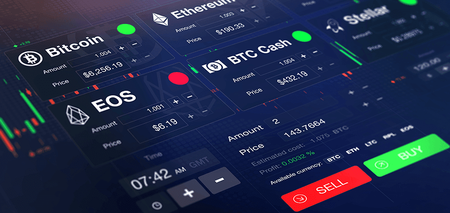 A cryptocurrency trading platform.