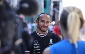 Lewis Hamilton at the 2021 Hungarian Grand Prix.