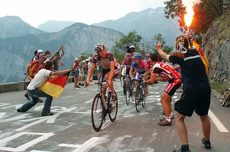 Tour de France di gunung.