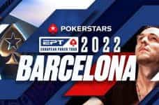 PokerStars 2022 Barcelona EPT promotional poster.
