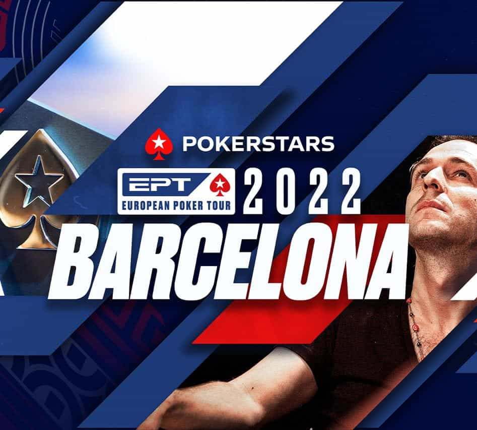 Poster promosi PokerStars 2022 Barcelona EPT.