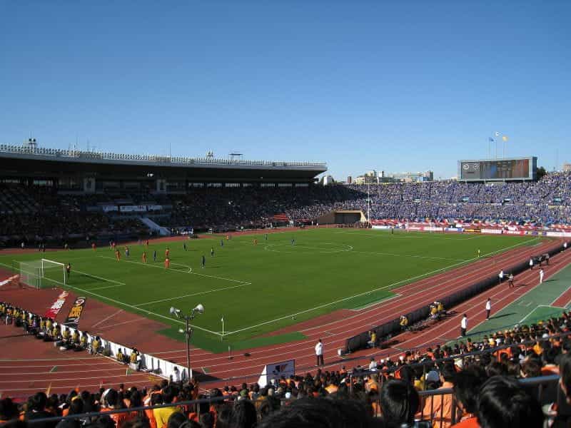 A japanese football stadium.