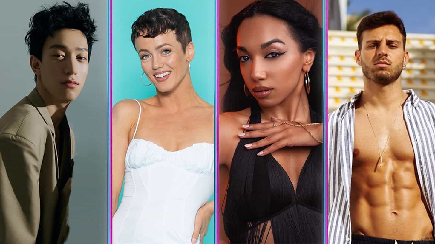 The four new dancers that will appear in Strictly Come Dancing 2022.