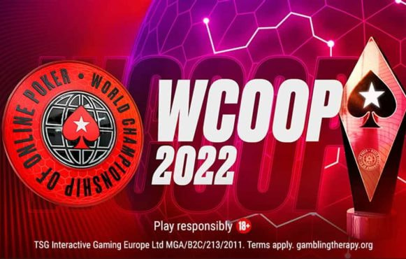 PokerStars 2022 WCOOP promotional poster.