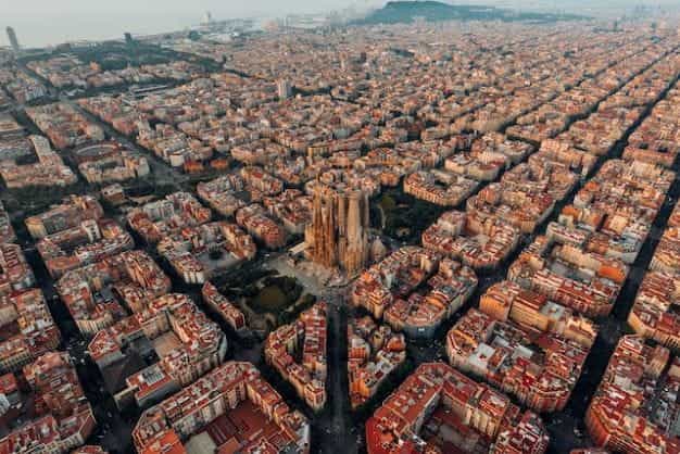 Barcelona dari atas.