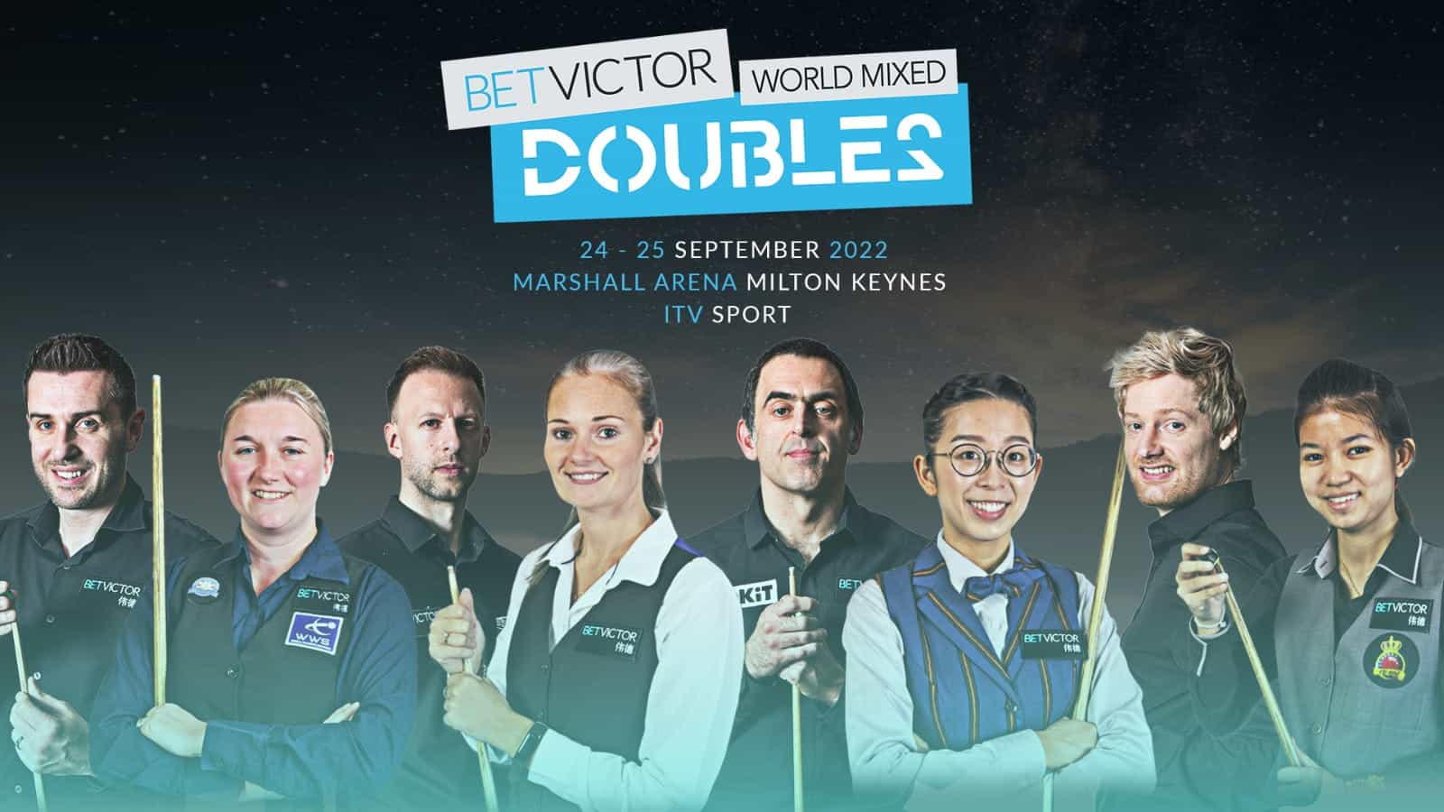 The eight players that will contest snooker’s 2022 World Mixed Doubles.