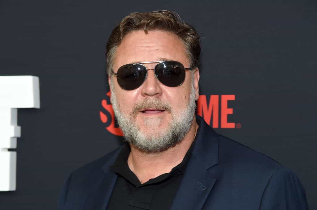 Russell Crowe di pemutaran perdana film 2019.
