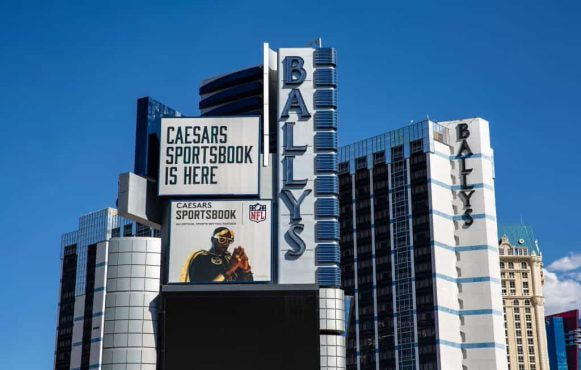 Bally's Hotel & Casino, located on the Las Vegas Strip, during July 2022.