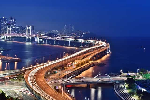 jembatan Korea.