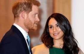 Prince Harry, Duke of Sussex and Meghan, Duchess of Sussex attend the WellChild awards.