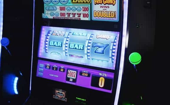Slot machine.