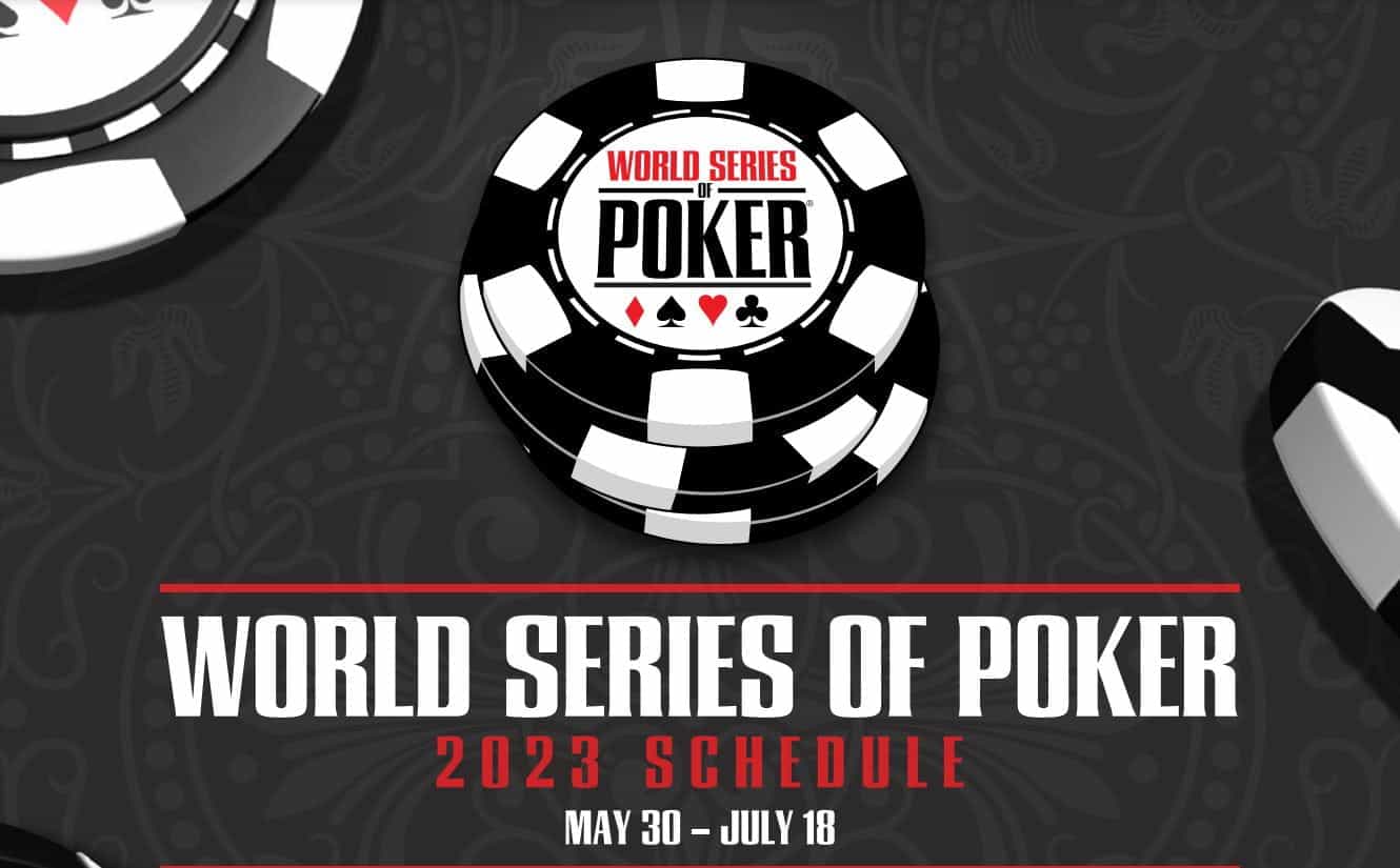 Logo resmi World Series of Poker 2023.