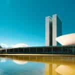 Futuristic buildings in Brazil’s capital, Brasilia.