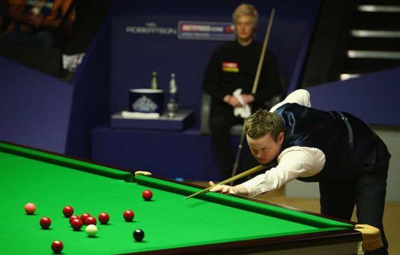 Shaun Murphy takes a shot at the World Snooker Championship