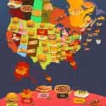 Favorite Drunk Foods in the US and Canada
