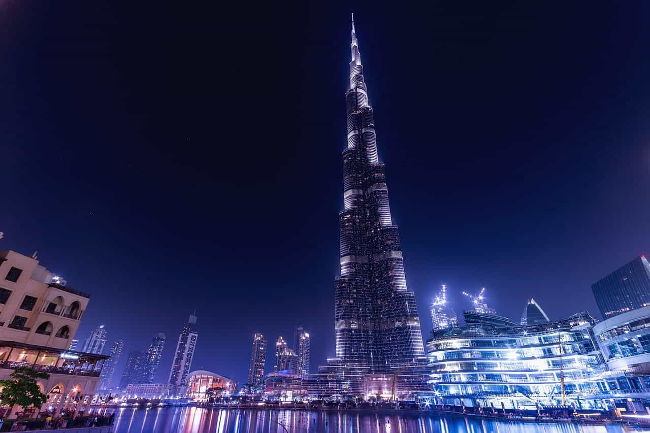 Burj Khalifa di Dubai.