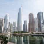 Dubai skyscrapers.