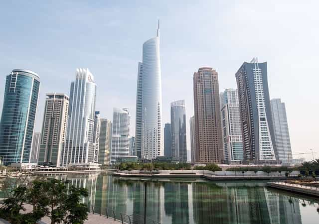 Pencakar langit Dubai.