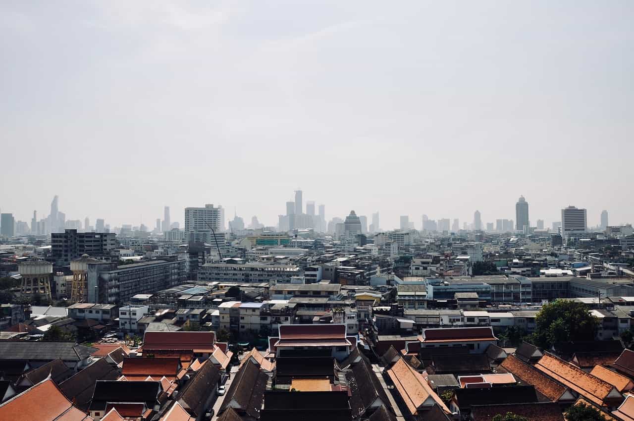 Langit kota Bangkok.
