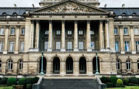 The royal palace of Brussels.