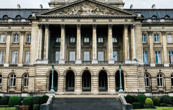 The royal palace of Brussels.