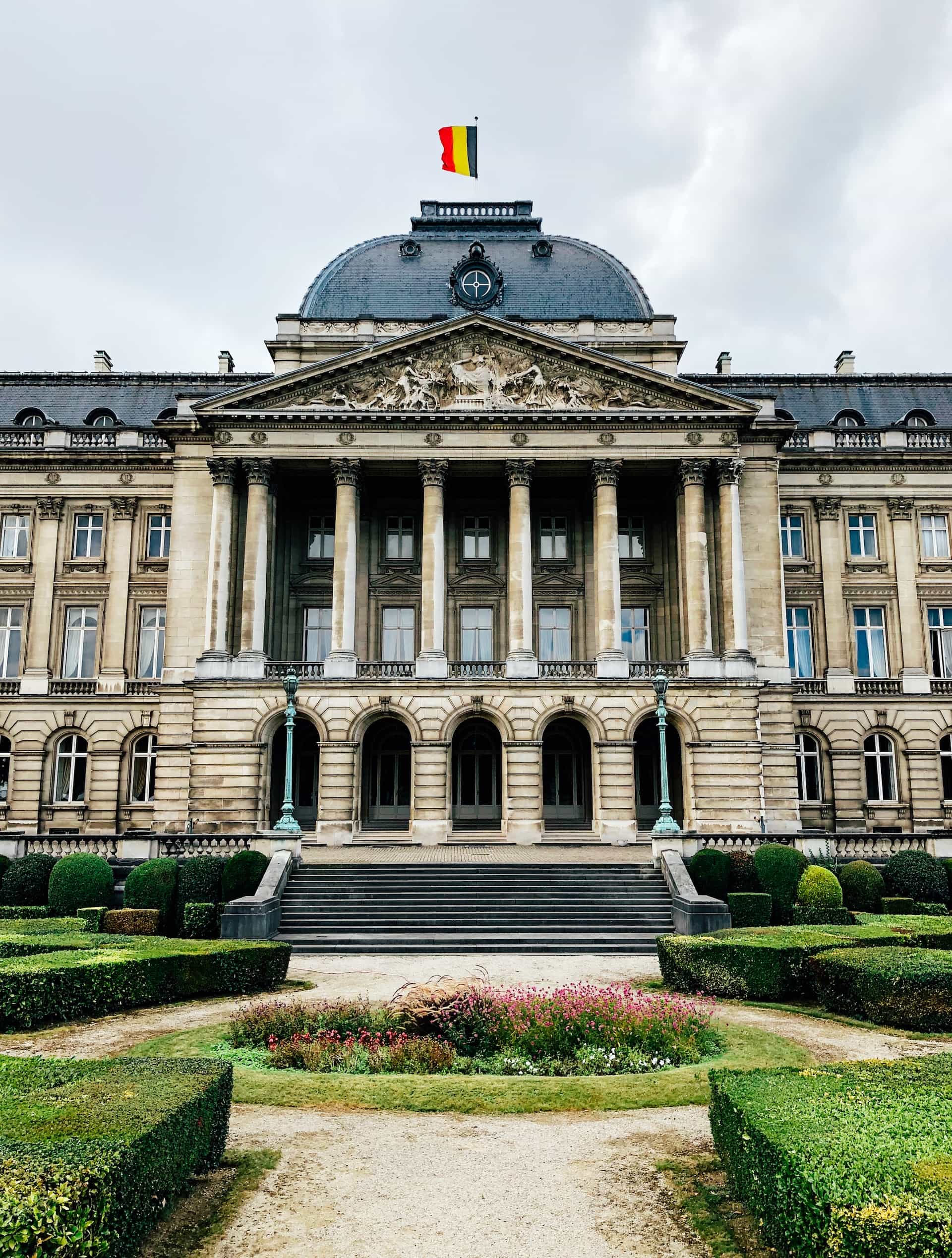 Istana kerajaan Brussel.