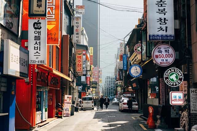 Asia urban street.