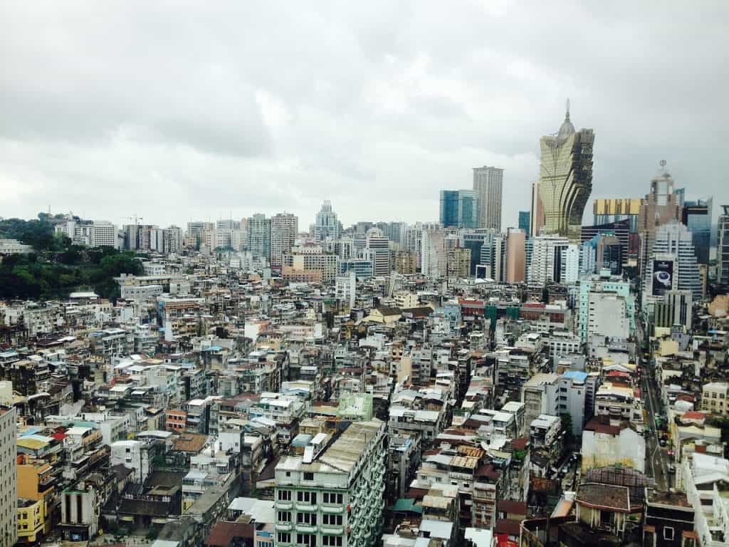 Macau city center.