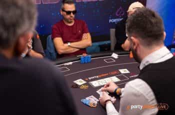 Poker action at the 2023 Millions Festival Malta.