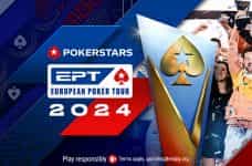 PokerStars EPT 2024 promotional poster.