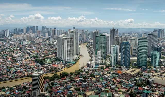 Manila city in Philippines.