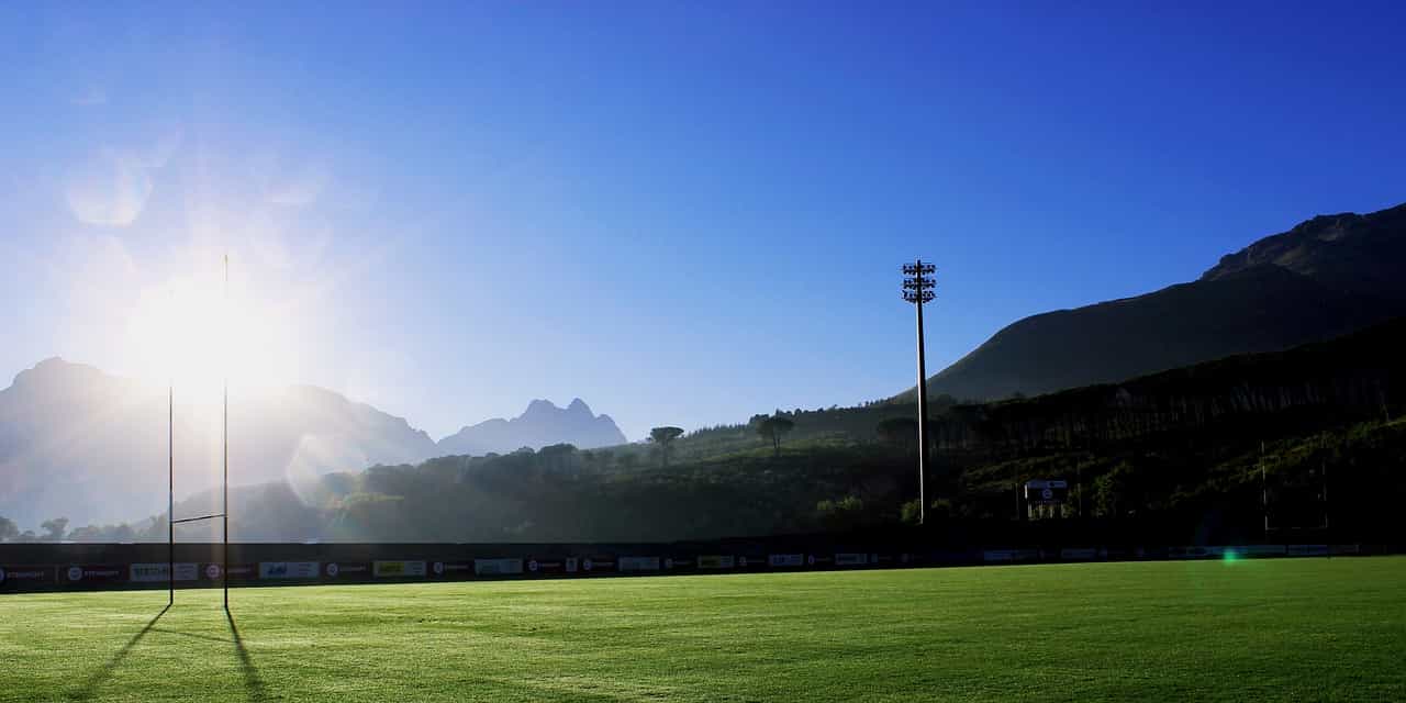 Rugby field in South Africa.