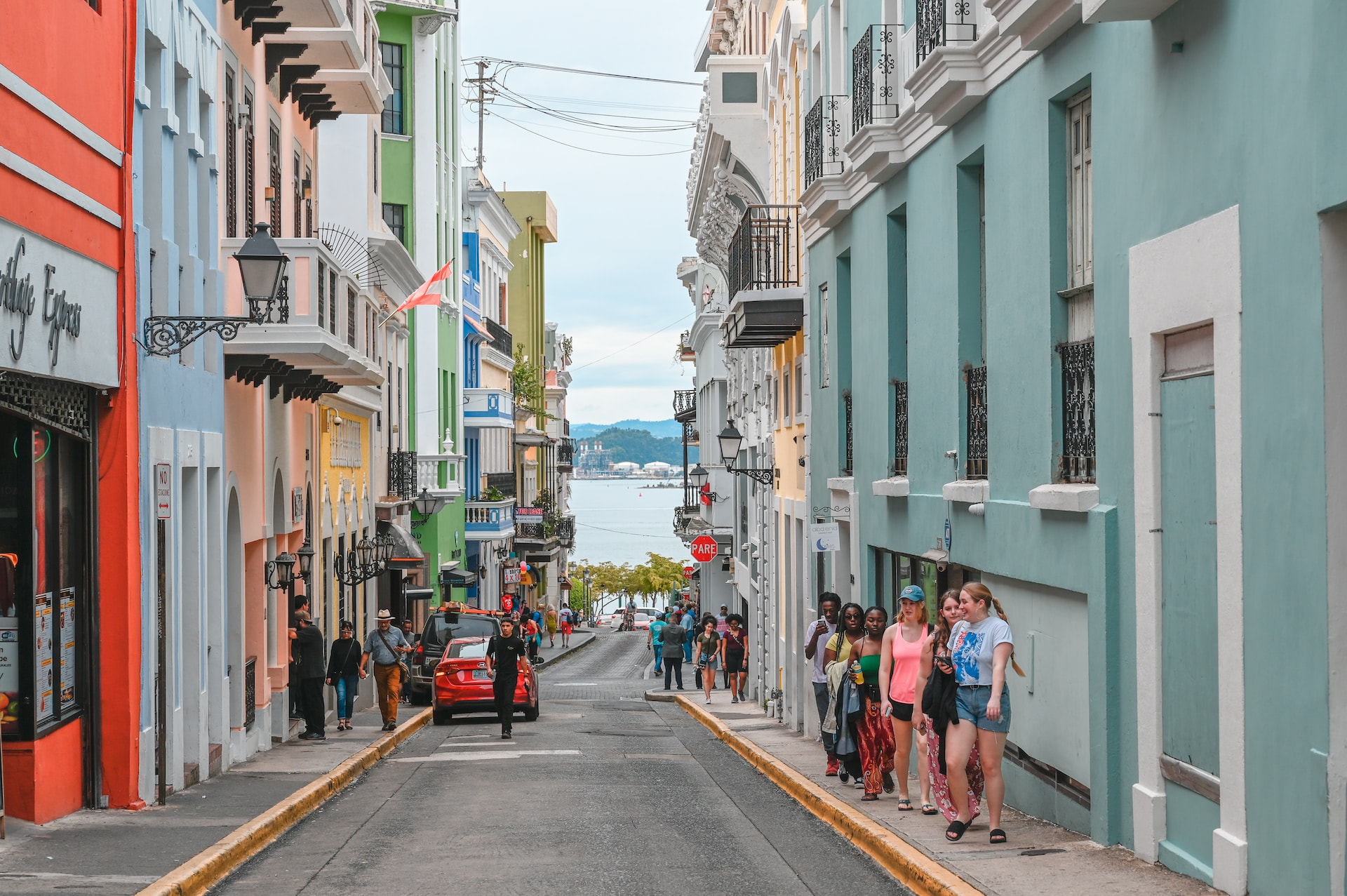 A small street in Puerto Rico.