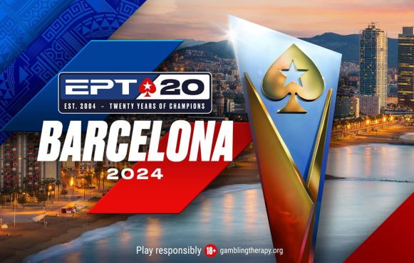 PokerStars EPT Barcelona 2024 promotional artwork.