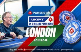 PokerStars UKIPT London 2024 promotional artwork.