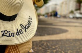 Sun Hat that Reads Rio de Janeiro