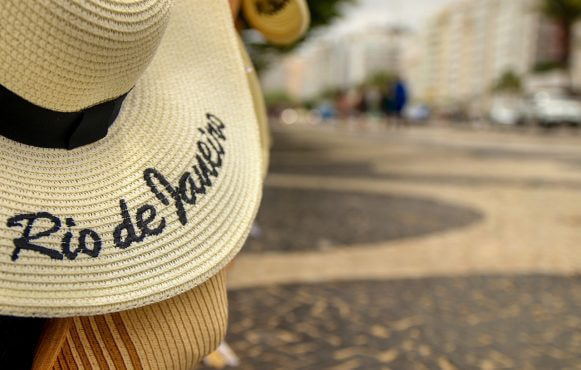 Sun Hat that Reads Rio de Janeiro