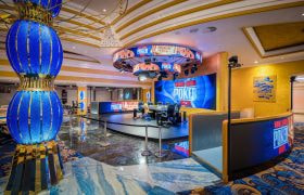 The WSOPE feature table in King’s Casino, Rozvadov.