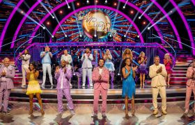 The cast of Strictly Come Dancing 2024 on launch night.