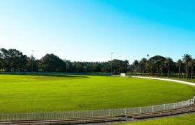 An Image Showing a Sports Ground in Australia.