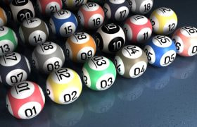 Rows of Lottery Balls in an Orderly Fashion