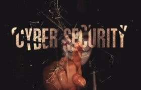 The Word Cybersecurity in a Graphic