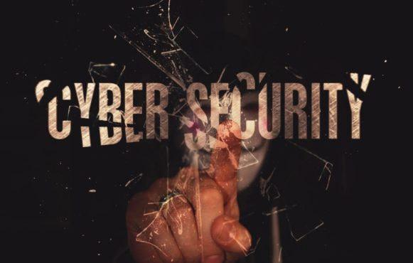 The Word Cybersecurity in a Graphic