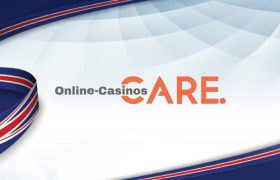 The Online-Casinos.com Care Logo and the United Kingdom Flag
