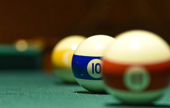 A Snooker Game Taking Place