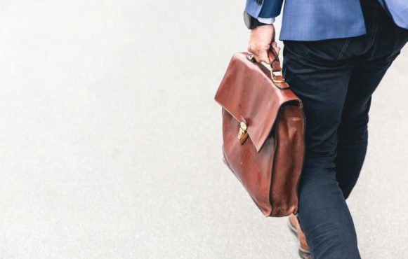 Man in a Suit with a Briefcase