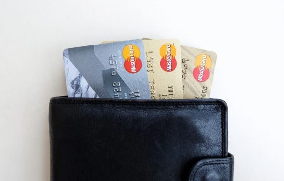 Payment Cards in a Wallet.